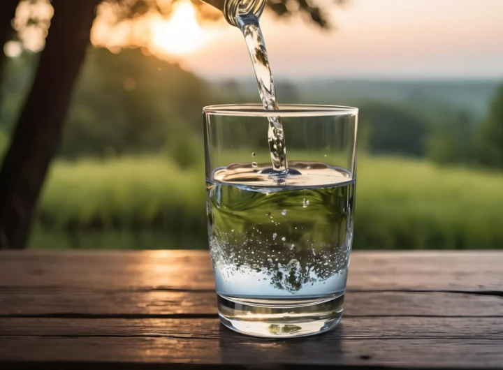 drinking water