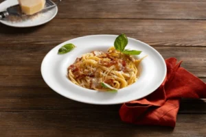 Authentic Chicken Pasta Carbonara